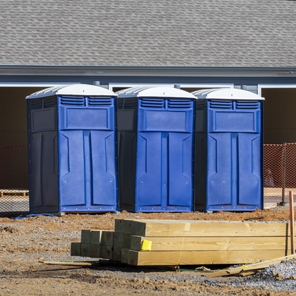 do you offer hand sanitizer dispensers inside the porta potties in Champion